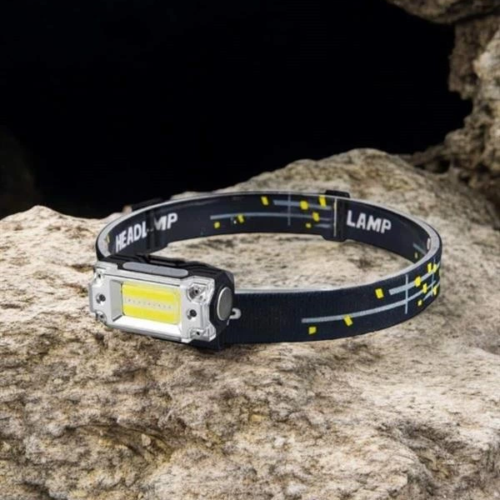 Kafa Lambası El Fenerli Kamp Lambası USB Şarjlı Esnek Lamba