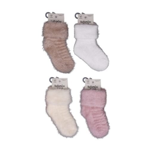 Katamino Alyosa Kız Bebek Havlu Soket Çorap 450911 Asorti