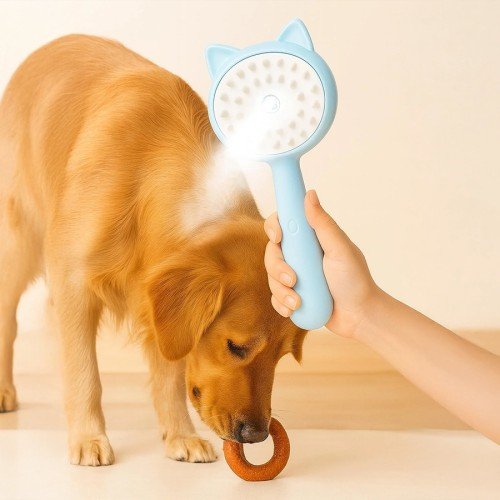 Kedi Kopekler Icin Buharli Masaj Fircasi 2 500x500 1 Kedi ve Köpekler İçin Buharlı Masaj Fırçası najmaddin.com yumuşak silikon uçları sayesinde dostunuzun cildine zarar vermeden rahatlatıcı bir masaj yaparken