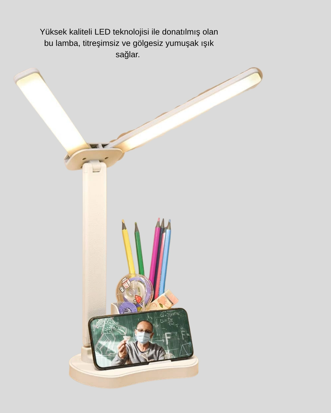 Kisilabilir Led Masa Lambasi Kalemlik Ve Telefon Standli Goz Yormayan Isik 481168758 Sw1080sh1350 700x875 Kısılabilir LED Masa Lambası – Kalemlik ve Telefon Standlı, Göz Yormayan Işık najmaddin.com kitap okuyanlar ya da ders çalışanlar için tasarlanmış bu LED masa lambası
