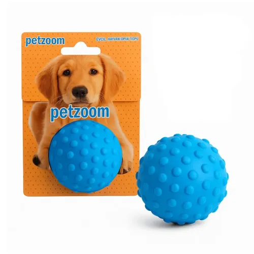 Kopek Oyun Topu 1 500x500 2 PetZoom Dikenli Köpek Oyun Topu najmaddin.com dayanıklı yapısıyla köpeğinizin oynamaktan büyük keyif alacağı interaktif bir oyuncaktır.Topun üzerindeki dikenli (pütürlü) yapı