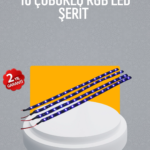 LED Yağmur Işığı Seti 10 Adet Meteor Çubuk Aydınlatma