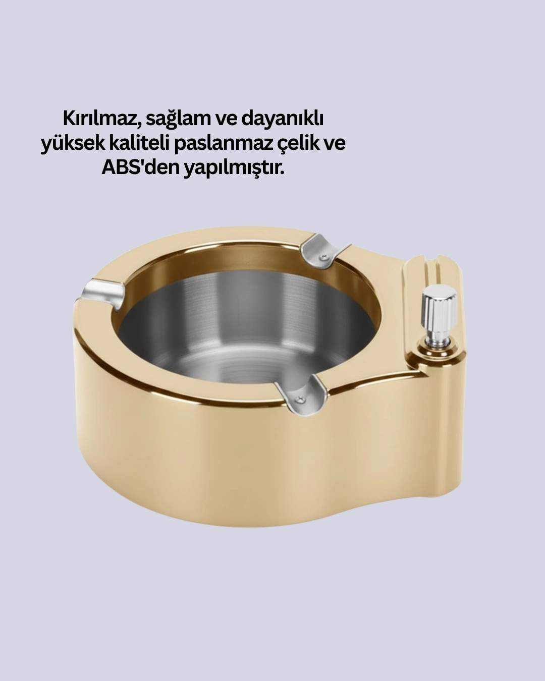 Metal Kulluk Gizli Atesleme Sistemli Sik Tasarim 3 2865867 Sw1080sh1350 700x875 Metal Küllük Gizli Ateşleme Sistemli Şık Tasarım najmaddin.com masa üstü kullanım için tasarlanmış fonksiyonel bir üründür. Küllük ve çakmağın birlikte sunulması