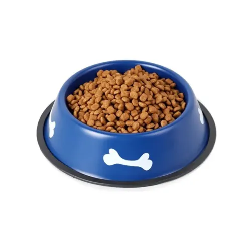 Renkli Kemik Desenli Metal Mama Kabı