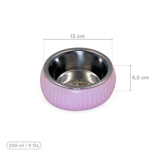 Mikopet Seramik Mama Kabi Pembe 3 500x500 1 Mikopet Organik Seramik Mama Kabı Pembe najmaddin.com 250 ml kapasiteli bu şık kabı
