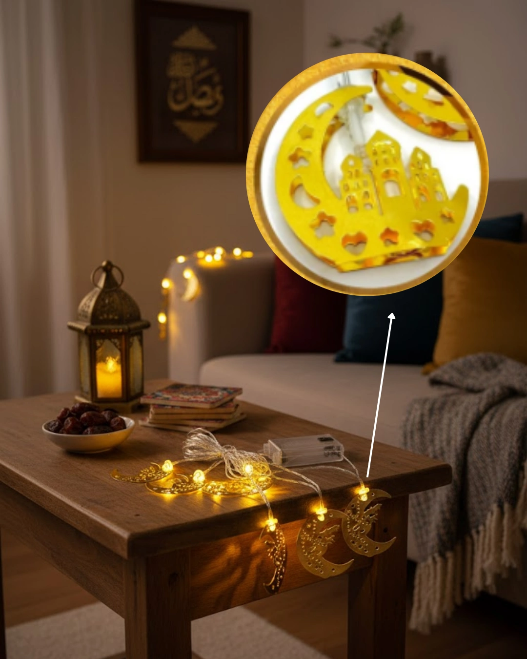 Minareli Hilal Led Isik Gold Metal Govdeli Pilli Ramazan Dekoru 3 29556223 Sw1080sh1350 700x875 Minareli Hilal LED Işık Gold Metal Gövdeli Pilli Ramazan Dekoru najmaddin.com gold renk metal gövdesiyle bulunduğu ortama zarif ve premium bir hava katar. Net hatlara sahip hilal formu ve iç kısmında yer alan minare detayı