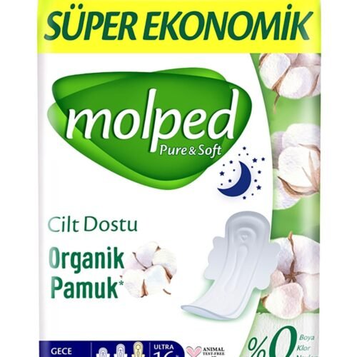Molped Pure&Soft Gece Ped Süper Eko 16 Adet