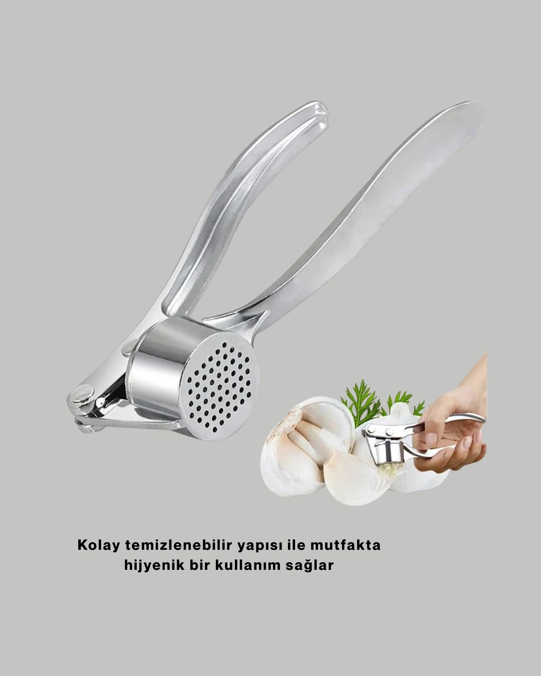 Mutfak Sarimsak Ezici Kaymaz Sapli Guclu Mekanizma 481923832 Sw1080sh1350 700x875 Mutfak Sarımsak Ezici Kaymaz Saplı Güçlü Mekanizma najmaddin.com sarımsakları eşit şekilde ezerek yoğun bir kıvam elde edilmesini sağlar. Böylece sarımsak yemeklerde daha homojen dağılır. Özellikle sebze yemekleri