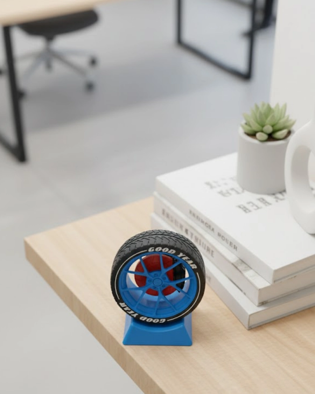 Ofis Ve Home Office Icin Jant Temali Dekoratif Obje 4 18767447 Sw1080sh1350 700x875 Ofis ve Home Office İçin Jant Temalı Dekoratif Obje najmaddin.com çalışma odası veya ofis masası için modern ve dikkat çekici bir dekor çözümüdür.