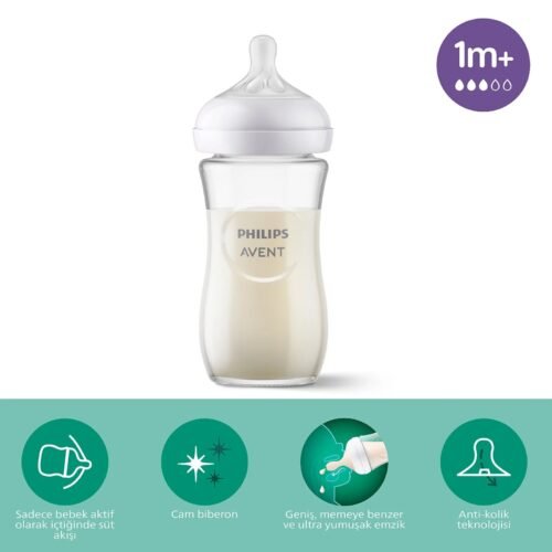 Philips Avent Dogal Tepkili Natural Response Cam Biberon 240ml 1 Ay 237668 500x500 ✨Najmaddin.com | Dilekten başarıya — şimdi sihir başlasın! najmaddin.com Philips Avent Doğal Tepkili Natural Response Cam Biberon 240ml 1+ Ay