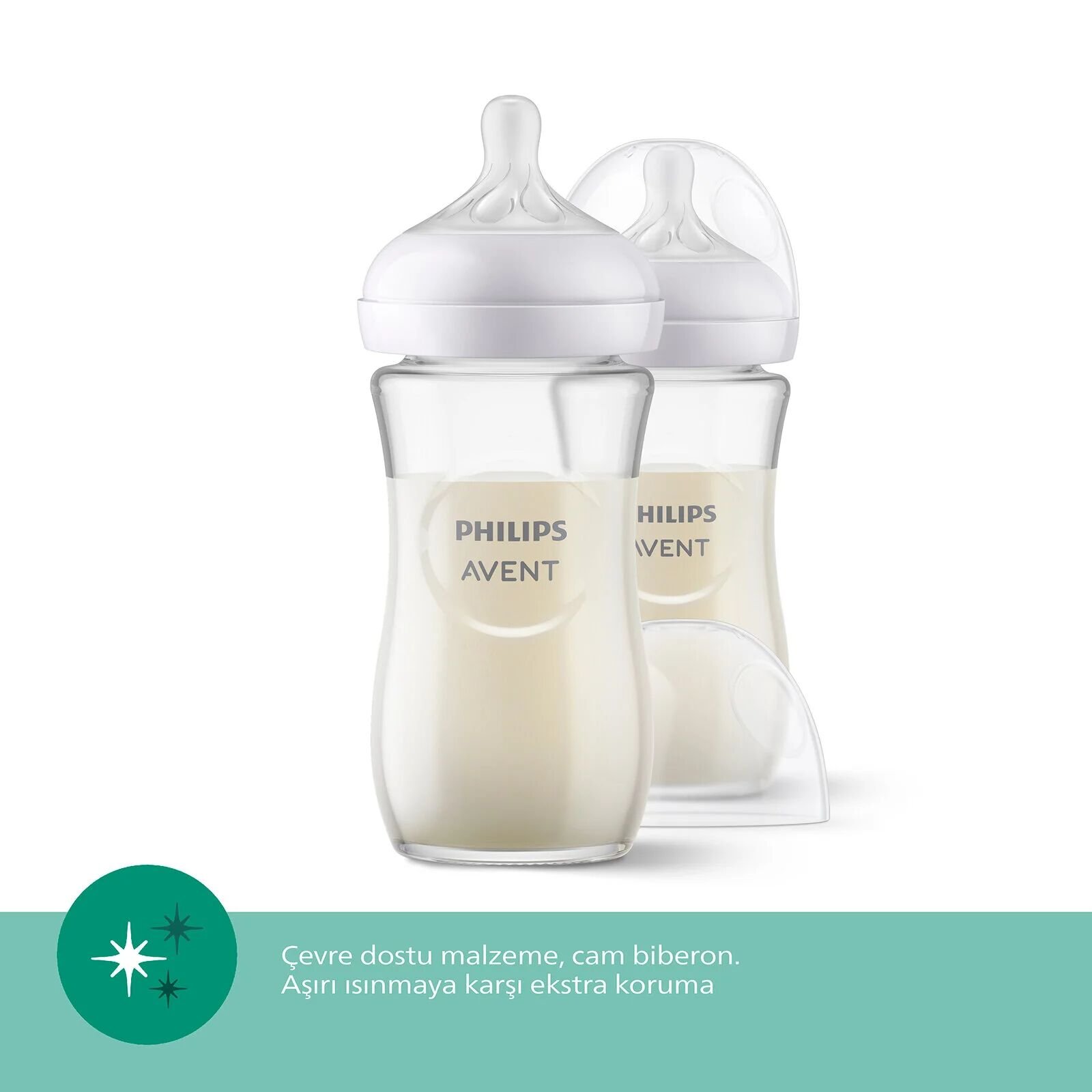 Philips Avent Dogal Tepkili Natural Response Cam Biberon 240ml 1 Ay 237670 700x700 Philips Avent Doğal Tepkili Natural Response Cam Biberon 240ml 1+ Ay najmaddin.com emme deneyimini rahat ve keyifli kılar.BPA içermeyen özel bir malzeme ile üretilmiştir.Bebeğinizin midesinde hava birikimini en aza indiren ve kolik riskini azaltan anti-kolik teknolojisi