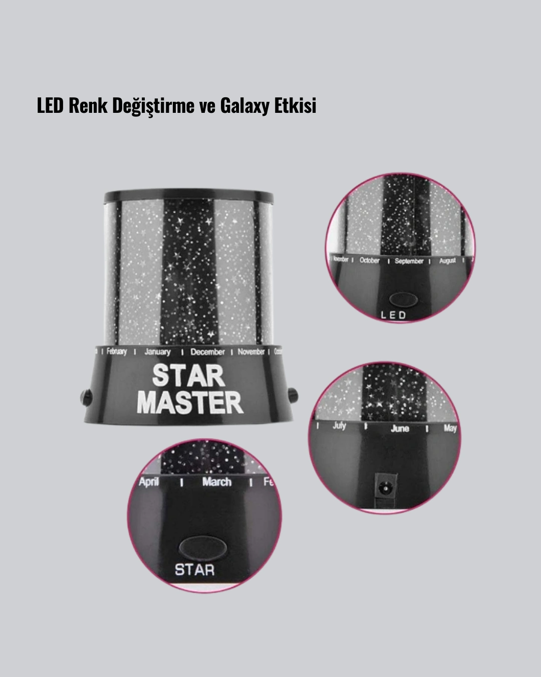 Renk Degistirmeli Led Yildiz Projektor Parti Ve Gece Lambasi 3 49061657 Sw1080sh1350 700x875 Renk Değiştirmeli LED Yıldız Projektör Parti ve Gece Lambası najmaddin.com modern yaşam alanlarında atmosfer yaratmak isteyenler için tasarlanmıştır. Tavana ve duvarlara yansıttığı yıldız ve galaksi efektleri sayesinde mekana derinlik kazandırır. Günlük kullanımdan özel davetlere kadar pek çok farklı senaryoda rahatlıkla tercih edilebilir.Ürünün en dikkat çekici özelliklerinden biri tek tuşla çalıştırılabilmesidir. Açıldığında anında projeksiyon başlar ve ortam kısa sürede etkileyici bir görünüme kavuşur. Bu pratik yapı