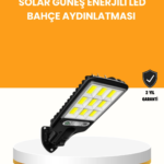 Sensörlü Sokak Tipi Lamba Günlük Kullanım İçin İdeal