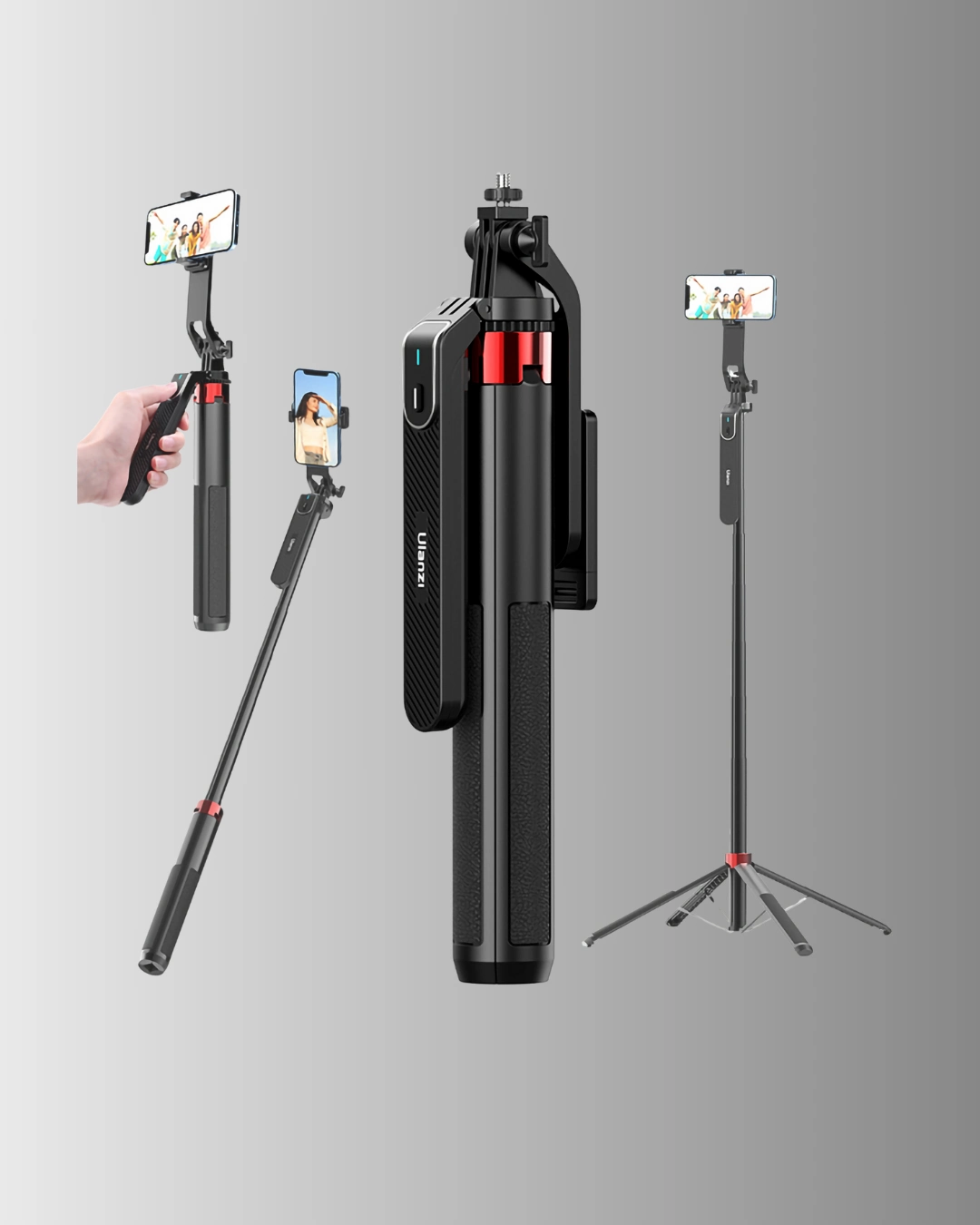 Tasinabilir Tripod Ve Selfie Cubugu Vlog Ve Video Cekimi 3 29787659 Sw1080sh1350 700x875 Taşınabilir Tripod ve Selfie Çubuğu Vlog ve Video Çekimi najmaddin.com çok yönlü kullanım imkânı ile dikkat çeker. Selfie çekimlerinden sabit video kayıtlarına kadar geniş bir kullanım alanına sahiptir. Uzatılabilir yapısı sayesinde farklı açılardan çekim yapılmasına olanak tanır.Tripod ayakları açıldığında dengeli bir zemin oluşturur ve sabit çekimler için ideal bir yapı sunar. Telefon tutucu kısmı ayarlanabilir olup dikey ve yatay çekimleri destekler. Bu özellik özellikle sosyal medya içerik üreticileri ve canlı yayın yapanlar için büyük avantaj sağlar.Uzaktan kumanda ile çekim yapılabilmesi