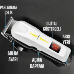 Tıraş Makinesi Uzun Ömürlü Batarya