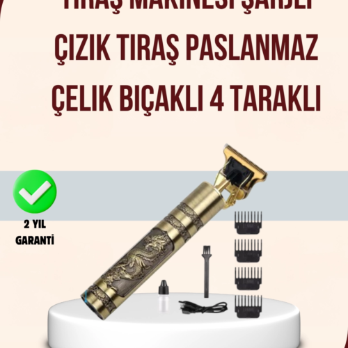 Titreşim Motorlu Erkek Saç ve Sakal Düzeltici