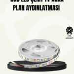 TV Arkası LED Şerit Işık Otomatik Açma Kapama Özellikli 2mt