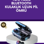 Uzun Pil Ömürlü Kablosuz Kulaklık – 4 Saat Kesintisiz Kullanım