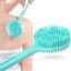 Çift Taraflı Silikon Uzun Saplı  Banyo Fırçası CM-331