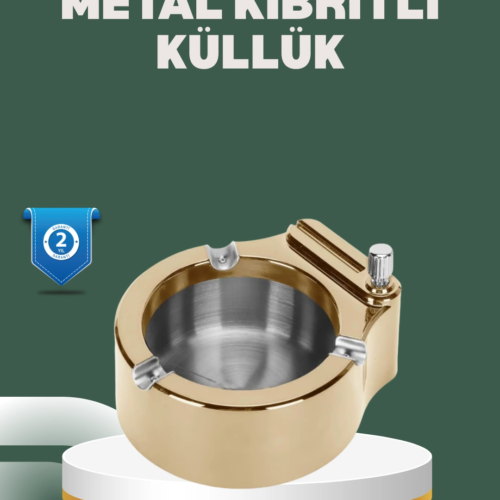 Yeniden Doldurulabilir Çakmaklı Küllük Dayanıklı Yapı