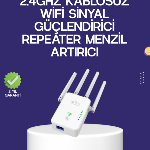 Çift Bantlı Otomatik Kurulum WiFi Repeater Menzil Genişletici