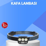 300 Lümen Sensörlü LED Kafa Lambası USB Şarjlı SOS Modlu