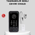 Taşınabilir Akıllı Sesli Çeviri Cihazı – 139 Dil Desteği