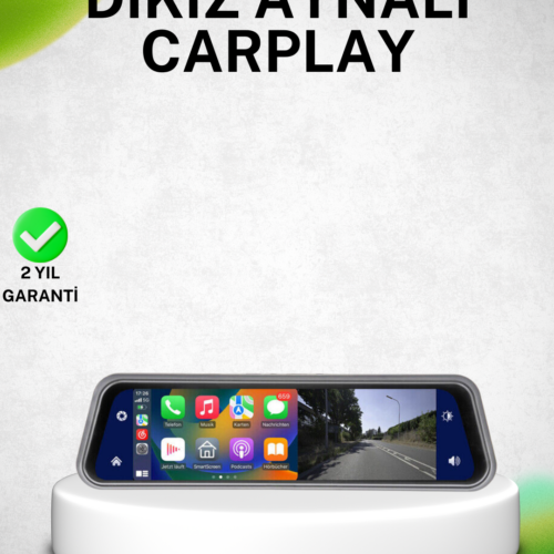 10 İnç Tam Dokunmatik Dikiz Aynası Kamera Ön Arka Full HD