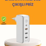 Zaman Kontrollü Şarj Cihazı 30W Hızlı Şarj ve Çoklu USB Çıkışı