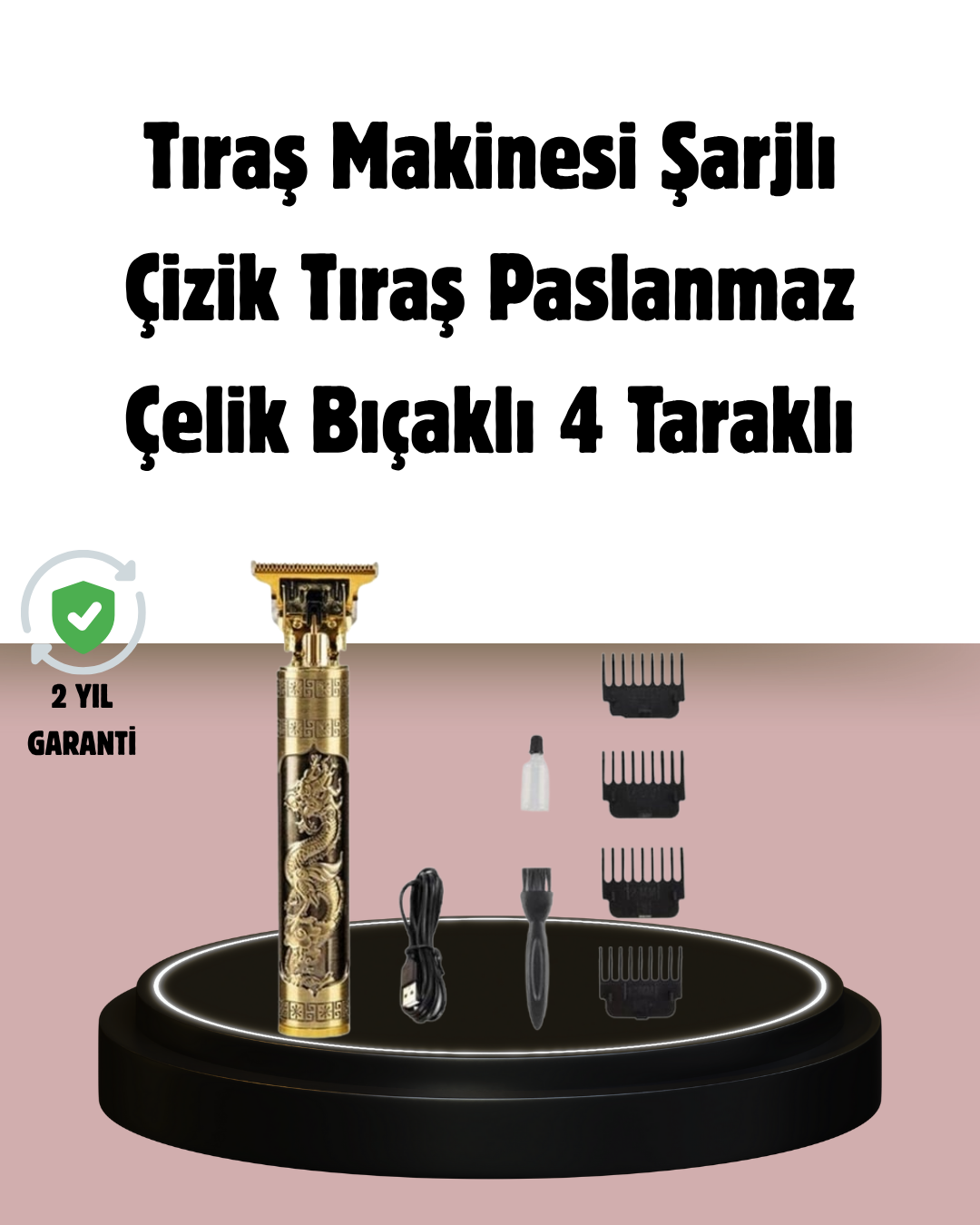 1 24 5 700x875 Şarjlı Titanyum Bıçaklı Saç Kesme Makinesi najmaddin.com Şarjlı Titanyum Bıçaklı Saç Kesme Makinesi