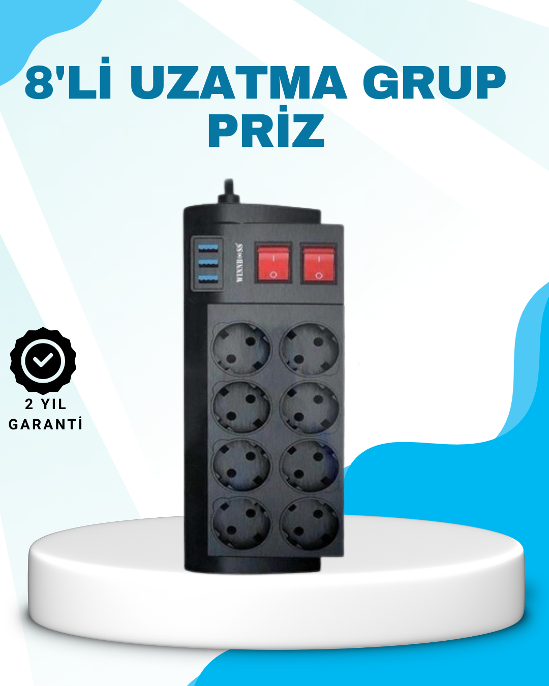 1 6 3 700x875 Isıya Dayanıklı Termal Akım Korumalı 8'li Priz ve 3 USB Girişli Uzatma Kablosu najmaddin.com Isıya Dayanıklı Termal Akım Korumalı 8'li Priz ve 3 USB Girişli Uzatma Kablosu