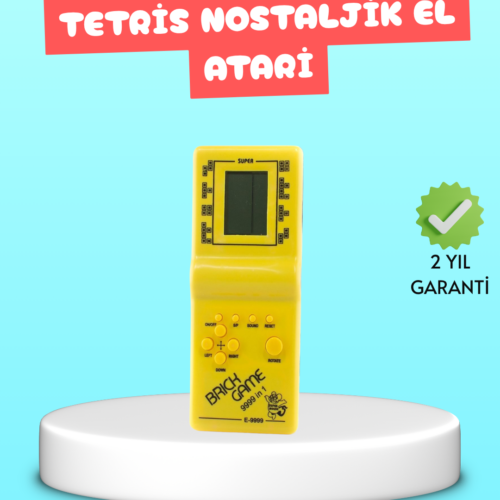 Taşınabilir El Aterisi Gameboy – Klasik Tetris Oyunu