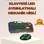 Mekanik LED Gaming Klavye Mouse Seti – Yüksek Tepki ve Ergonomi