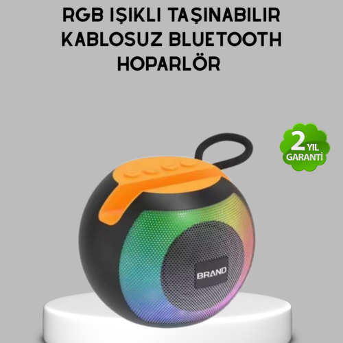 Bluetooth 5.0 Hoparlör – RGB Işıklı