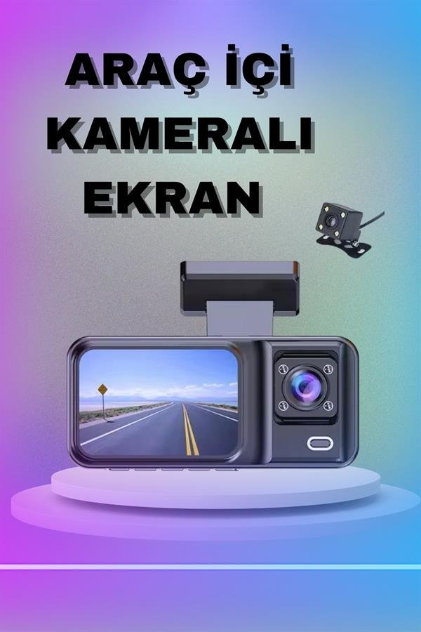 1080p 3 Lensli Wifi Arac Ici Kamerali Faa7 4 1080P 3 Lensli WİFİ Araç İçi Kameralı Ekran DVR Kaydedici Gece Görüşlü najmaddin.com sürüş güvenliğini artırmak ve her anı kayıt altına almak için tasarlanmıştır. Sistemde toplam 3 adet kamera bulunur: ön