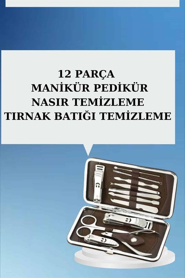 12 Parca El Ayak Temizleme Pense Kir T Bcda9d 12 Parça El Ayak Temizleme Pense Kir Temizleme Aparatı Kaş Cımbızı najmaddin.com manikür makası