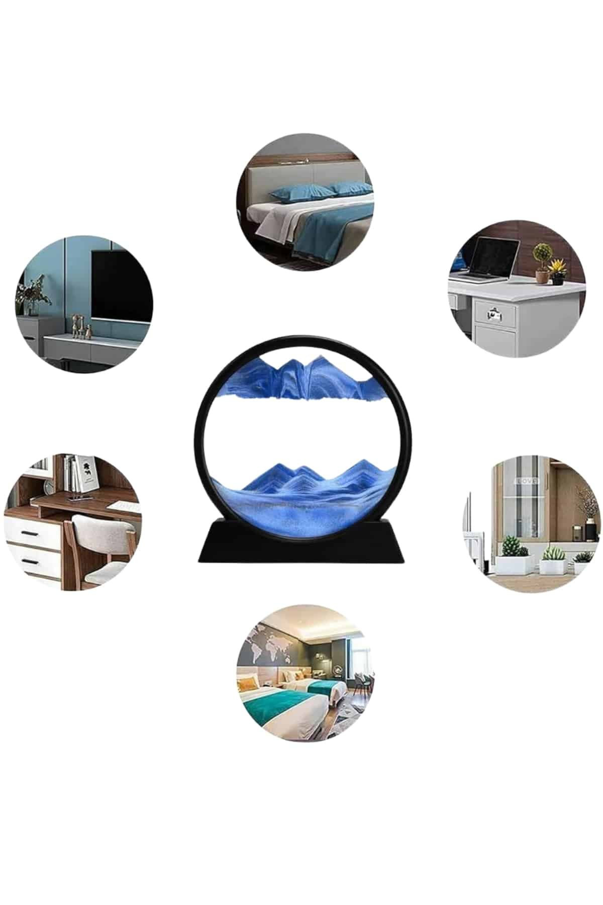 13 30 700x1050 7 Inç Mavi Orta Boy Dekoratif Yuvarlak Şık Kum Tablosu Modern Dekoratif Süs najmaddin.com hem kendiniz hem de sevdikleriniz için mükemmel bir seçimdir. Estetik ve işlevselliği bir araya getiren bu özel aksesuar