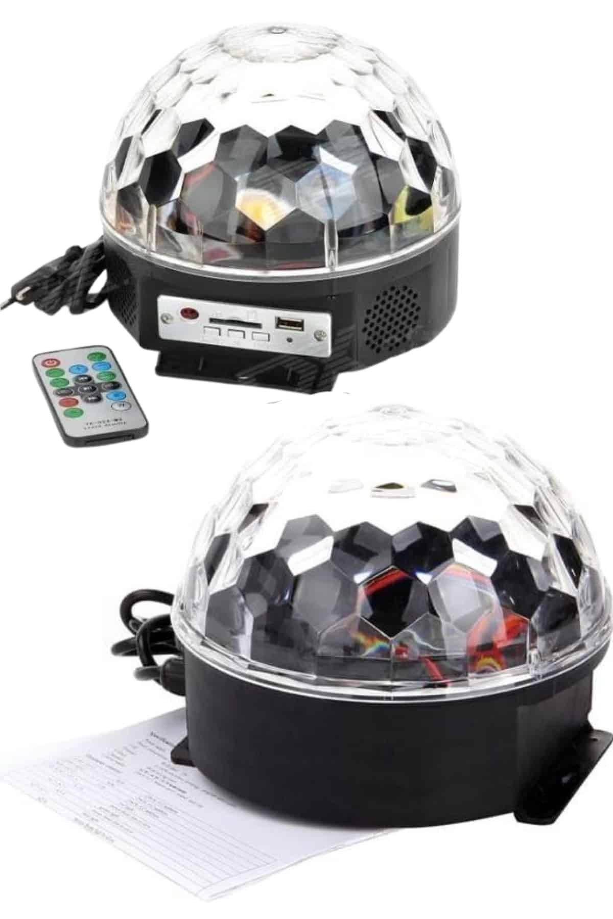 14 85 1 700x1050 Küre Disko Topu Müzik Çalar Renkli Lazer Işıklı Bluetooth Disko Parti Işığı Kumandalı najmaddin.com partilerde veya özel etkinliklerde rahatlıkla kullanılabilir. Kolay kurulum ve kullanım sunan bu cihaz