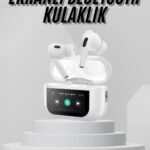 Dokunmatik Ekranlı Air Pro 2 ANC Kulaklık Kablosuz Çok Fonksiyonlu