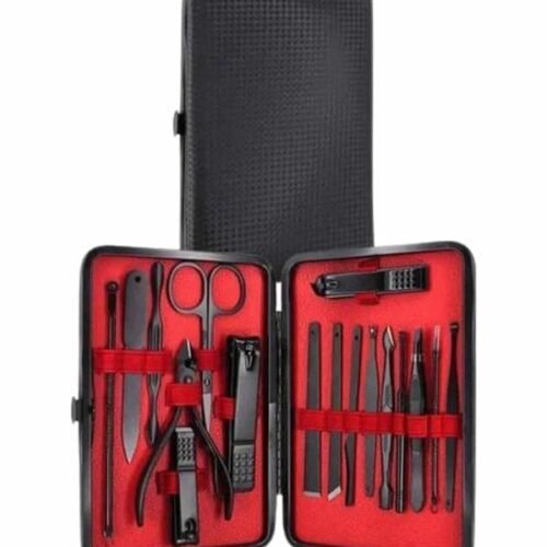 17 Parça Manikür Pedikür Seti El Ayak Bakım Seti Tırnak Makası Törpü