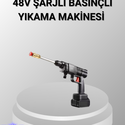 48V Kablosuz Yıkama Makinesi – 2 Pil
