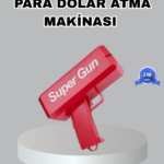 Para Saçma Makinesi Kırmızı Model 100’lü Sahte Para Hediyeli