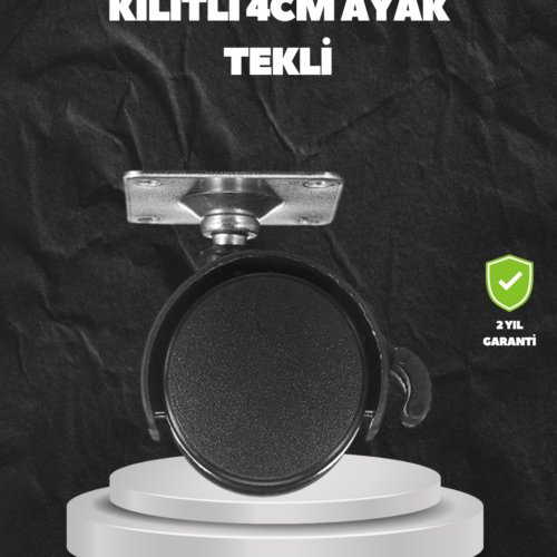 Kilitli 4 cm Evrensel Tekerlek Ayak Tek Adet