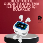 LED Ekranlı Şarj Kutulu Kablosuz Kulaklık Net Arama Özellikli