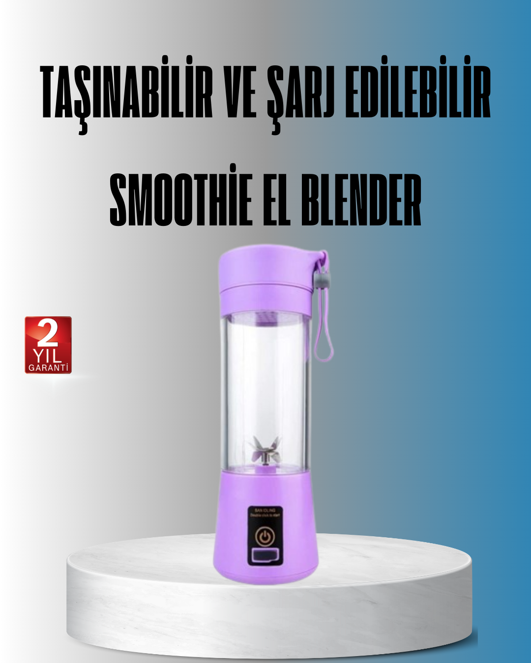 2 207 1 700x875 Şarjlı 380ml Portatif Smoothie Blender USB Mini Shake Yapıcı najmaddin.com Şarjlı 380ml Portatif Smoothie Blender USB Mini Shake Yapıcı