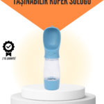 Sızdırmaz Kilit Sistemli Mama ve Su Taşıma Şişesi Gezi İçin Uygun