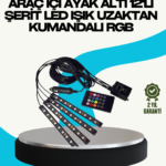 Yüksek Parlaklık Ayarlı RGB LED Ekran Kayan Yazı ve Grafik Destekli Esnek Panel