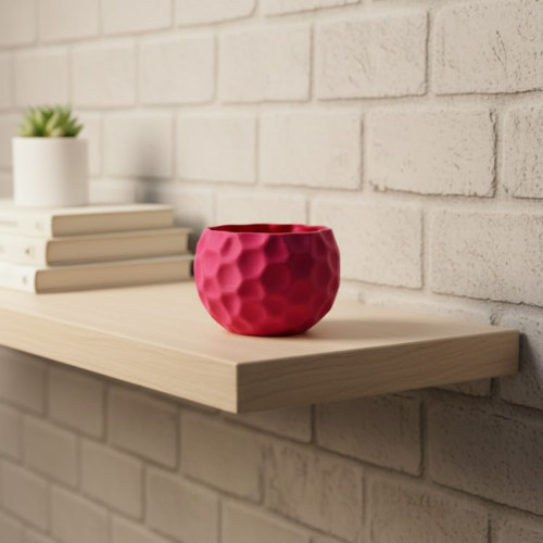 Küçük Boy Mor Saksı 5 cm Şık ve Minimal Dekoratif Tasarım