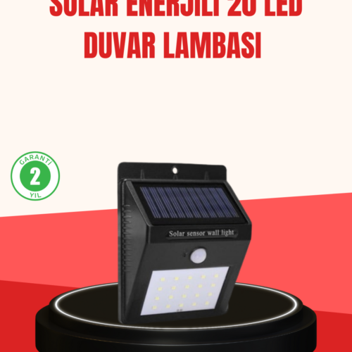 Güneş Enerjili Su Geçirmez Dış Mekan Aydınlatma