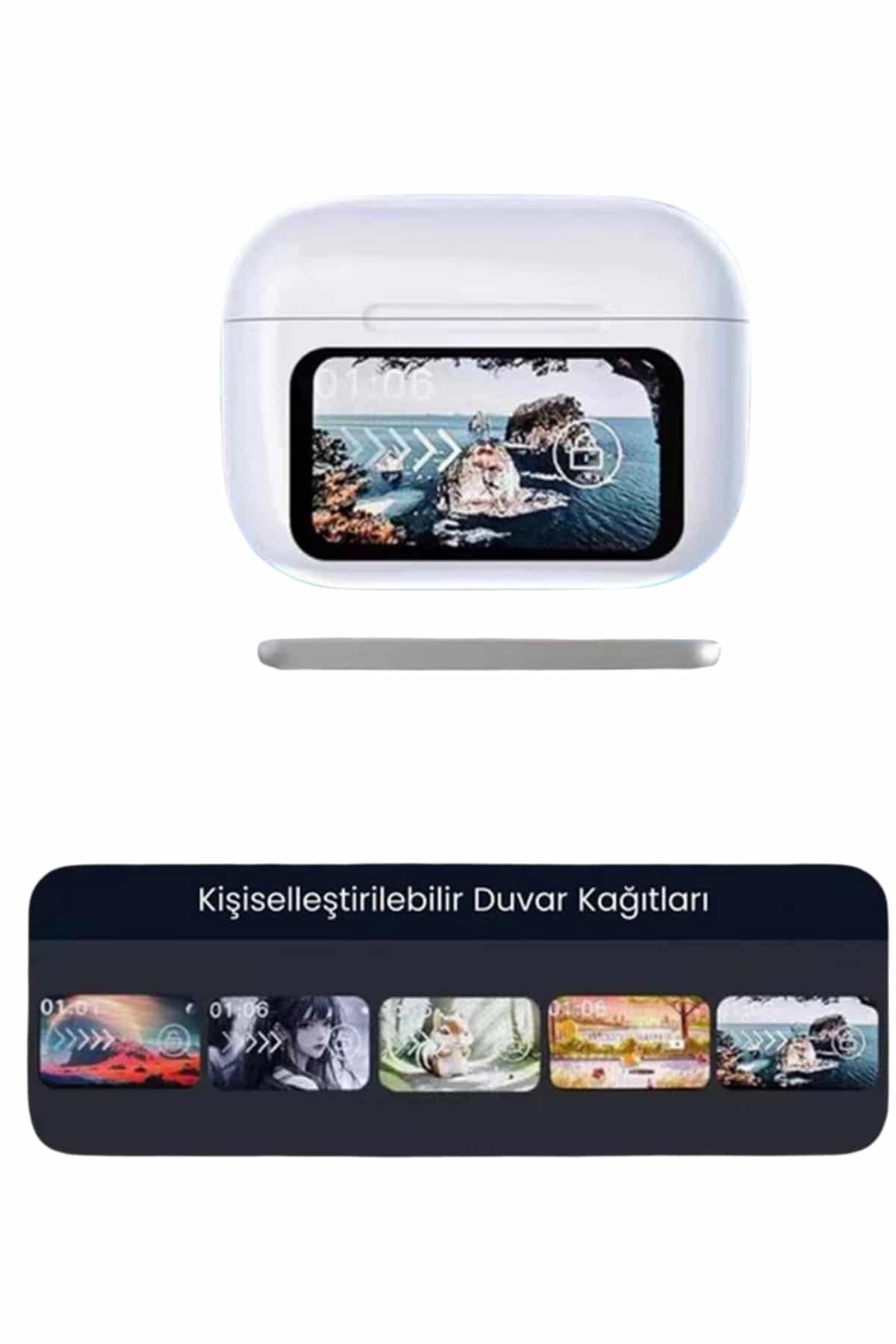 22 700x1050 Dokunmatik Ekranlı ANC/ENC Yeni Nesil Pro Bluetooth Kulaklık Dokunmatik Ekran najmaddin.com Zengin ve Dengeli Ses: Güçlü bass